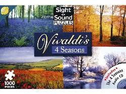 Four seasonal 250 piece jigsaw and a complete CD of Vivaldi`s `Four Seasons` to accompany your