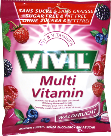 VIVIL Wildberry Multi Vitamin Sweets 75g: Express Chemist offer fast delivery and friendly, reliable service. Buy VIVIL Wildberry Multi Vitamin Sweets 75g online from Express Chemist today! (Barcode EAN=4020400001472)