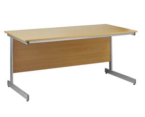 Unbranded VL Budget rectangular C-leg desk