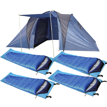 BRAND NEWConfidence Vocation 4 Man Dome Tent Package Set with Fly SheetGreat family tent2 seperate b