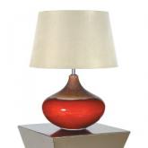 Unbranded Volcanic Lamp and cream shade - Pair