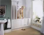 Walk-In Shower Bath with 12 Jet Spa - Right Hand Door