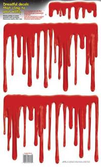 These stickers make it look as if your room is bleeding.  Try putting these drips of blood on any