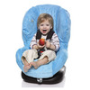 The Wallaboo Toddler Group 1 car seat cover is made from a lovely soft suede microfibre and 100 cott