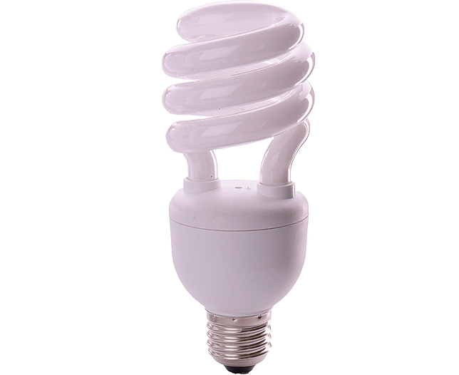 Unbranded Warm white Dimmable Spiral Bulb - Standard Screw E27 - Single