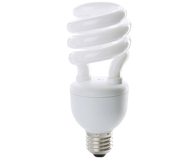 Unbranded Warm white Dimmable Spiral Bulb, Standard Screw