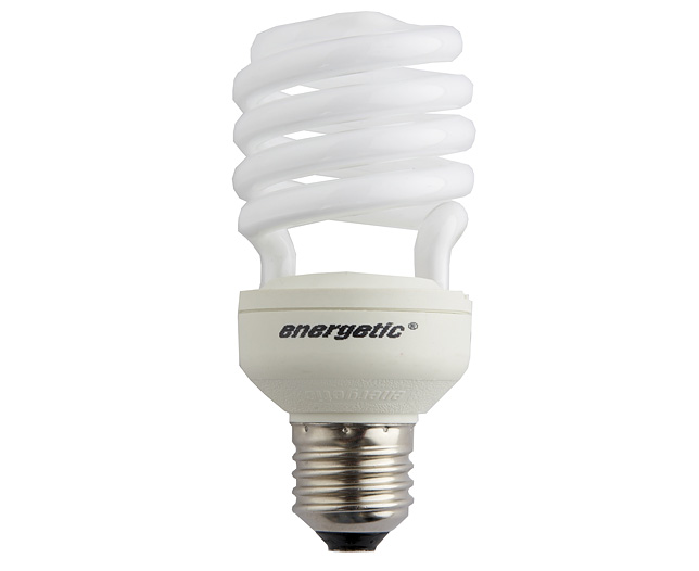 Unbranded Warm White Energy Saving Bulb - Spiral - 20w Standard Screw (2 x 4 Pack)