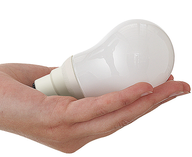 Unbranded Warm White Energy Saving Bulb, GLS, 12W,
