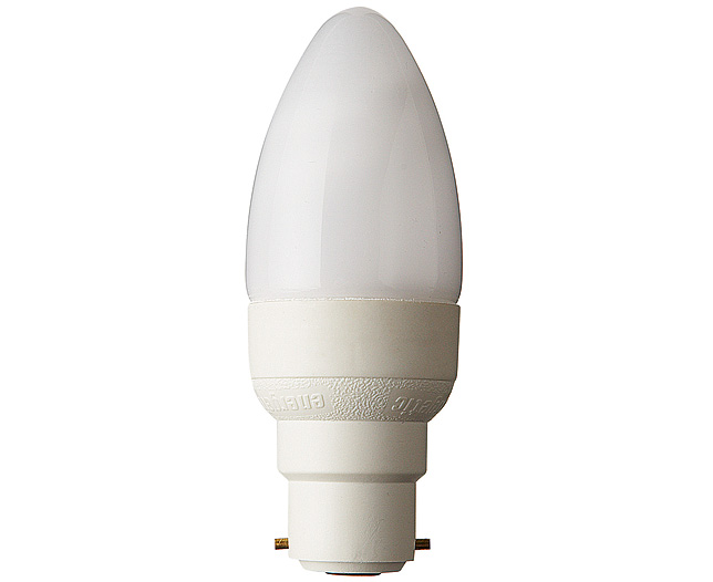 Unbranded Warm White Energy Saving Bulbs - Candle - 7w - Standard Bayonet (2 x 4 Pack)