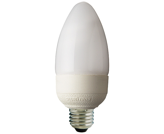 Unbranded Warm White Energy Saving Bulbs - Candle - 7w - Standard Screw (2 x 4 Pack)