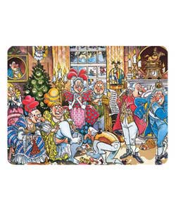 Where the image on the box is not that on the puzzle, it is just a clue.1000 piece jigsaw