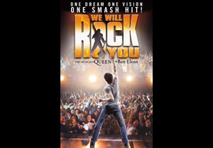 Unbranded We Will Rock You Theatre Tickets and Meal for Two