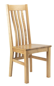 Unbranded Wealden Caversham Oak Dining Chairs - Pair