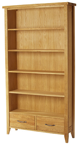 Unbranded Wealden Tall Bookcase with 2 Drawers (Lacquer