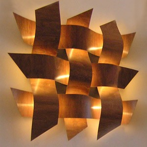 Unbranded Weave Wall Lights (Large Steel)