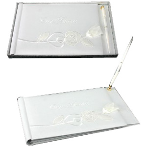 Unbranded Wedding Guest Book With Pen