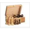 Unbranded Weighted Wooden Staunton Chessmen - Size 2 Pieces