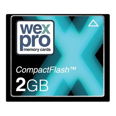 The WexPro 2GB 55x speed CompactFlash card is the perfect memory card for your digital compact camer