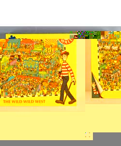 Unbranded Wheres Wally - Wild Wild West 1000 Piece Puzzle