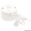 Unbranded White 2-Way Ceiling Pull Cord and Switch
