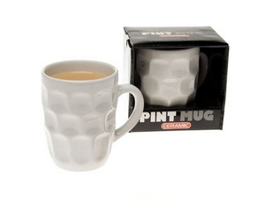 Unbranded White Ceramic Pint Mug