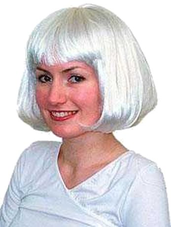 Unbranded White Cindy Wig