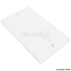 Unbranded White Double Blanking Plate