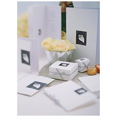 Unbranded White Lily Wedding Stationery Sample Pack