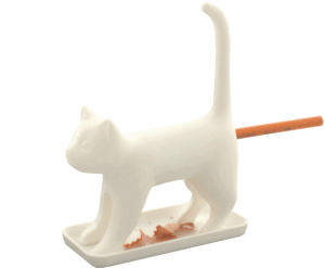 Unbranded White Meeowwing Cat Pencil Sharpener