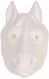 Unbranded White to Paint - Horse Face Mask