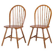 Unbranded Whitton Pair of Chairs, Antique Finish