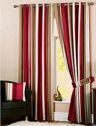 Whitworth Claret Eyelet Curtains - 168 x 229cm
