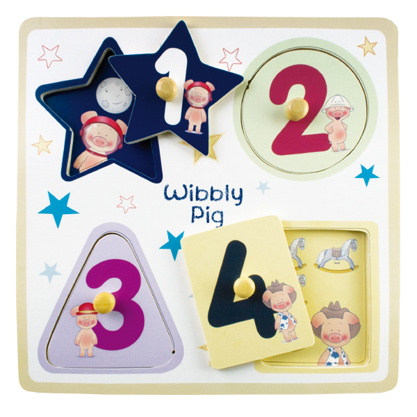 Unbranded Wibbly Pig Shapes Puzzle