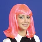Wig - Cheerleader - Neon pink