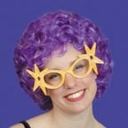 Wig - Dame Edna - Purple