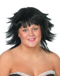Unbranded Wig: Ladies Funky Style Black