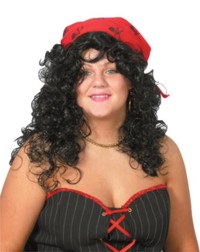 Unbranded Wig: Pirate Unisex Wig with Scarf Deluxe