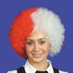 Wig - Pop - Red & White