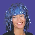 Wig - Tinsel - Blue
