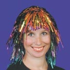 Wig - Tinsel - Multi-colour