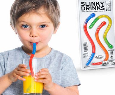 Unbranded Wiggly Worms Reusable Straws 4354P