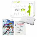 Unbranded Wii Fit with Family Ski   1GB Memory Card