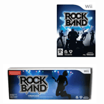 Unbranded Wii Rock Band with Official Guitar