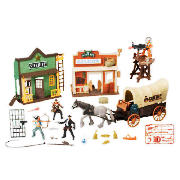 Unbranded Wild West Township Batlle Playset