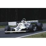 A 1/43 scale replica of Carlos Reutemann`s Williams-Ford FW07C from 1981.   This replica measures