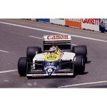 A 1/43 scale replica of Nelson Piquet`s Williams-Honda FW11 from 1987.   This replica measures