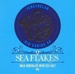 Unbranded Willies Milk chocolate with sea salt bar