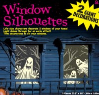 Unbranded Window Silhouettes - Ghosts Pk2