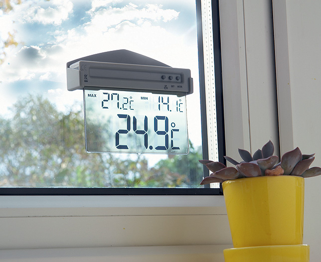 Unbranded Window Thermometer - Solar