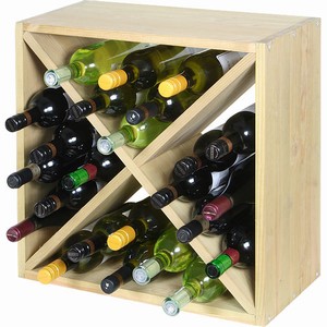 Unbranded Wine Cellar Cubes 300mm (300mm Dark Oak Stain)